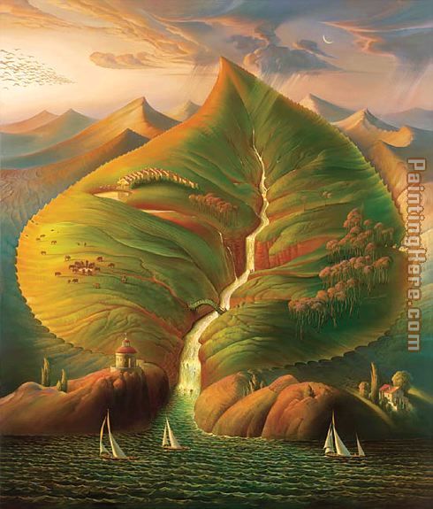 Vladimir Kush ocean sprout